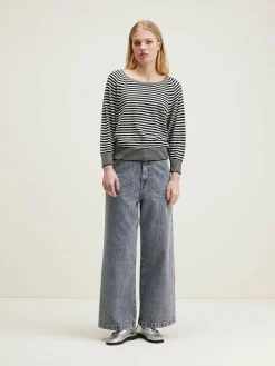 Aloty Gestreepte Cardigan