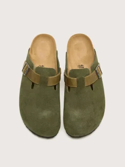 BIRKENSTOCK Boston Gemengd Leder Voor Mannen