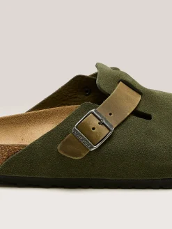 BIRKENSTOCK Boston Gemengd Leder Voor Mannen