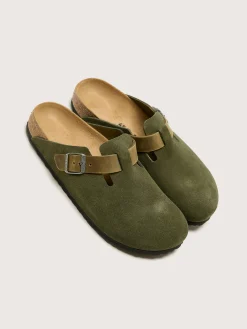 BIRKENSTOCK Boston Gemengd Leder Voor Mannen