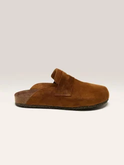 BOSABO Cognac Velours Klompen