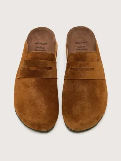 BOSABO Cognac Velours Klompen