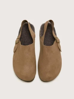 BOSABO Taupe Suède Klompen