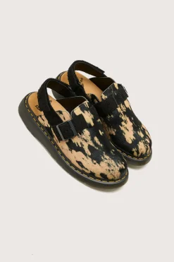 DR. MARTENS Jorge Ii Contrast Hair-On Mules For Women