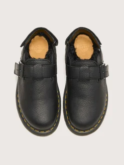 DR. MARTENS Jorge II Muiltjes Met Imitatiebont Voering Voor Vrouwen