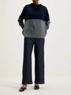 NICHOLSON & NICHOLSON Heriot Mock Neck Trui