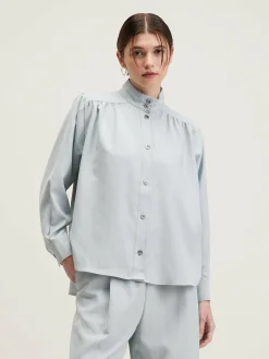 Peachy Knoopsluiting Blouse