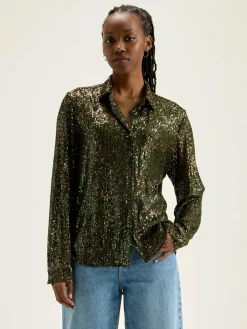 Pekin Paillettenhemd