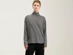 SARAHWEAR Foggy Gestreepte Coltrui T-shirt