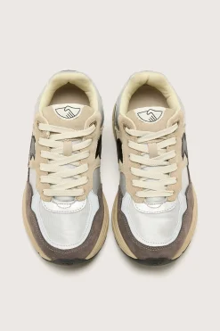 STEPNEY WORKERS CLUB Amiel S-Strike Suede Mix Voor Vrouwen