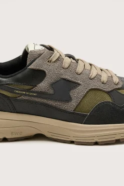 STEPNEY WORKERS CLUB Amiel S-Strike Geo-Merged Voor Mannen