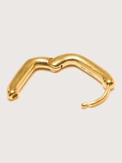 TEN Oblong Gold Oorbellen