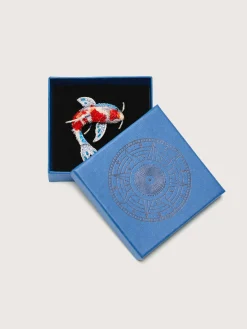 TROVELORE Kohaku Koi Fish Broche