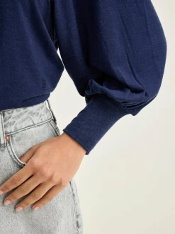 Vazo T-shirt Met Rolkraag